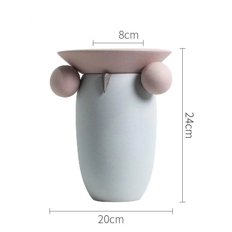 Bubble Morandi Ceramic Vase