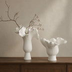 Ceramic Ruffle Vase