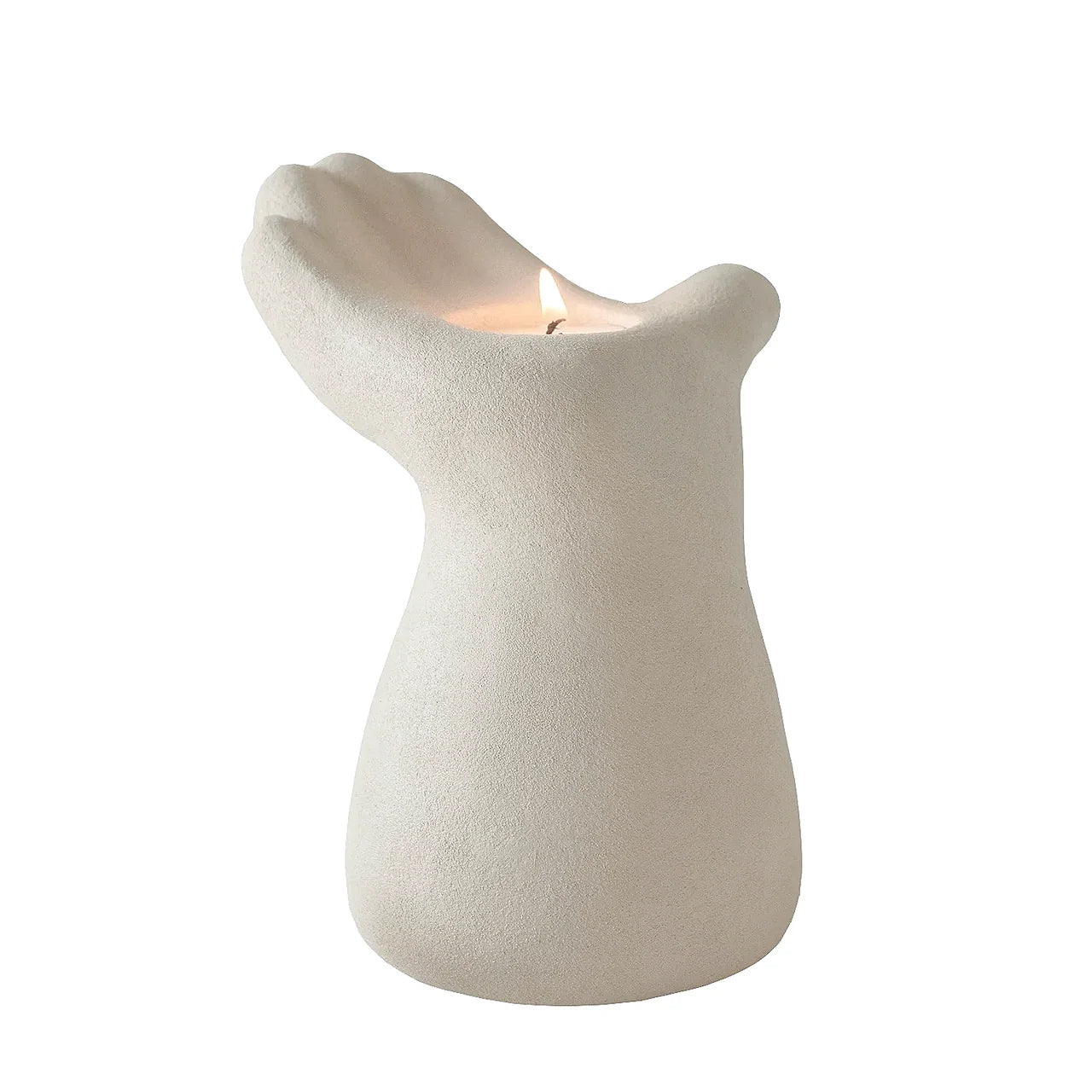 Open Hand Tealight Candle Holder