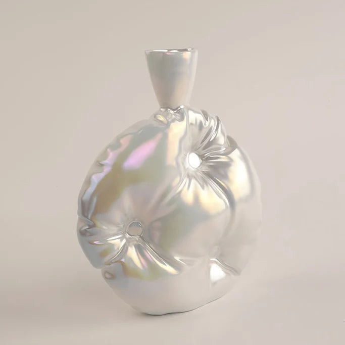 Puffy Pillow Ceramic Vase