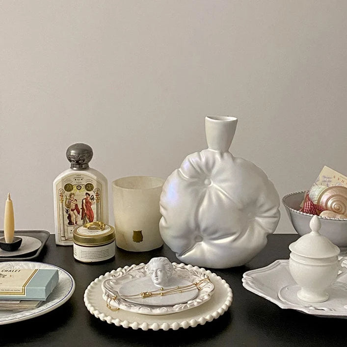 Puffy Pillow Ceramic Vase