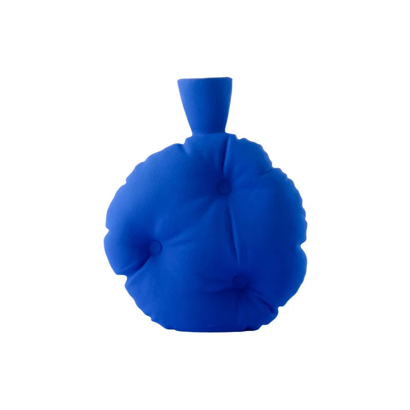 Puffy Pillow Ceramic Vase