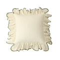 Vintage Ruffle Edge Accent Pillow
